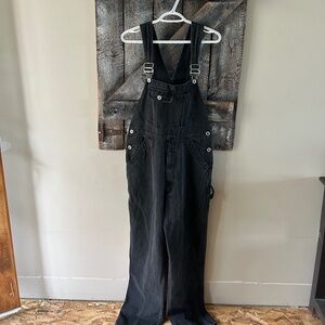 Women's Vintage Nevada Overalls Black